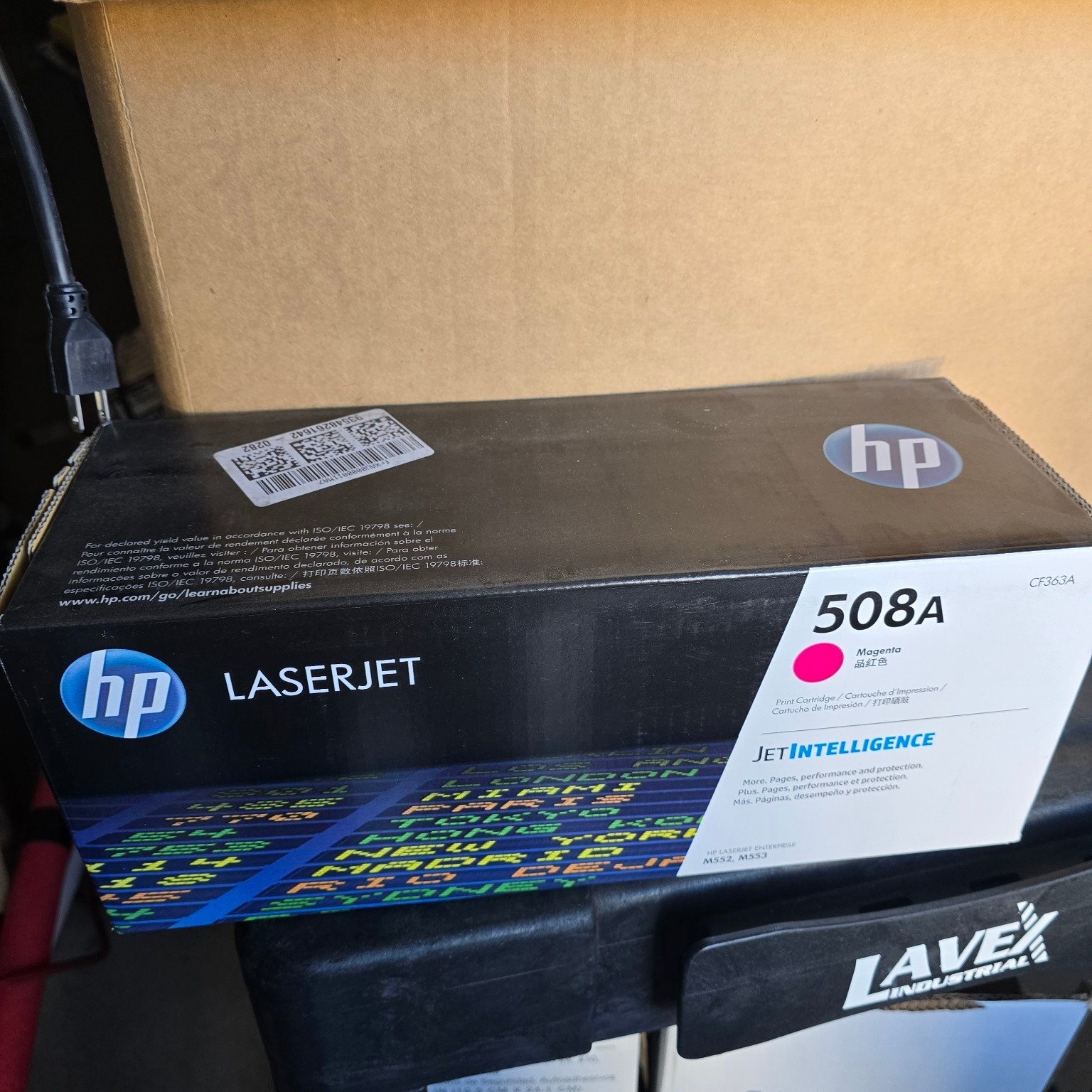 Genuine HP 508A Magenta Toner Cartridge CF363A New Sealed Box Wear