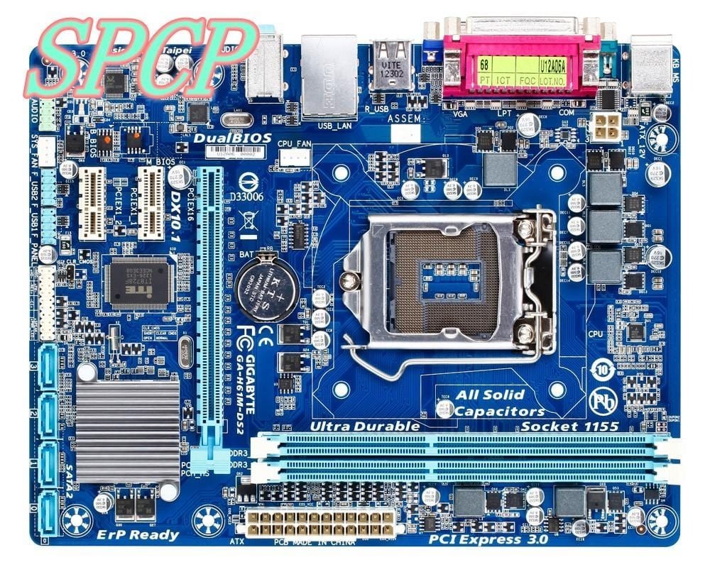 Gigabyte Technology GA-H61M-DS2 3.0 Desktop computer motherboard 1155socket ddr3