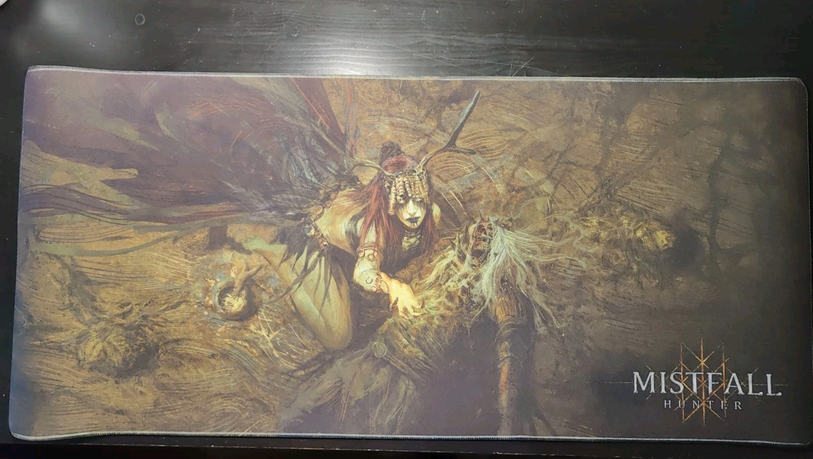 PAX West 2025 Mistfall Hunter Large Mousepad Play Mat 34.5in x 15.5 in NEW