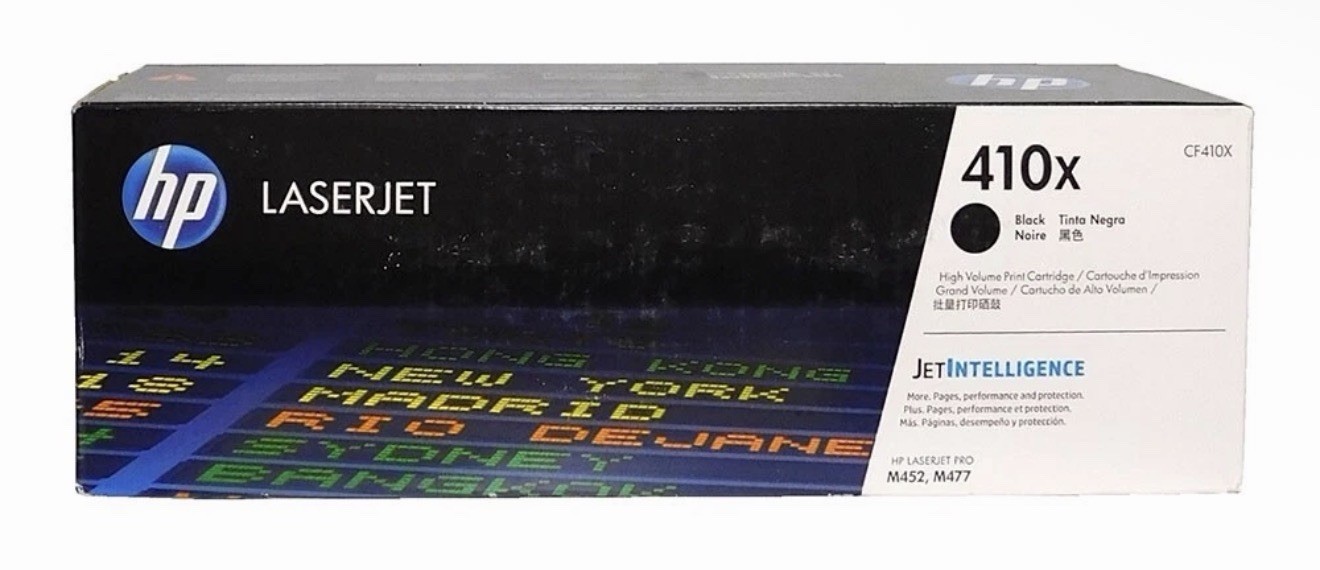 HP 410X/CF410X Black High-Yield Toner Cartridge for LaserJet M452 - New in Box