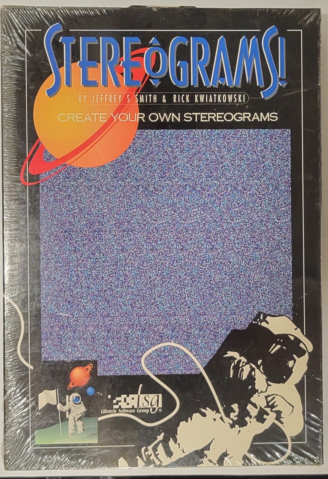 Vintage STEREOGRAMS PC Software Windows 3.1 1990s LSG Big Box NEW SEALED
