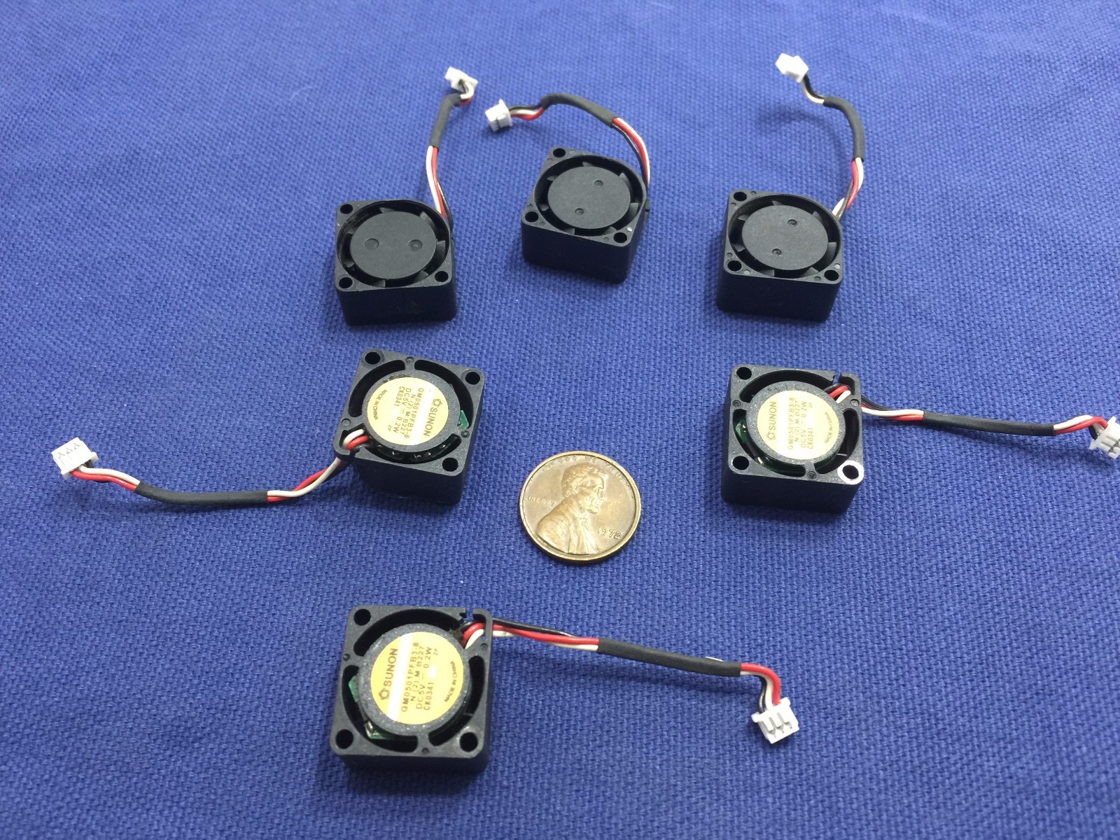 6 Pieces Sunon KD0501PFB3-8 5V 2010 20x20x10mm cooling fan small mini mico c12