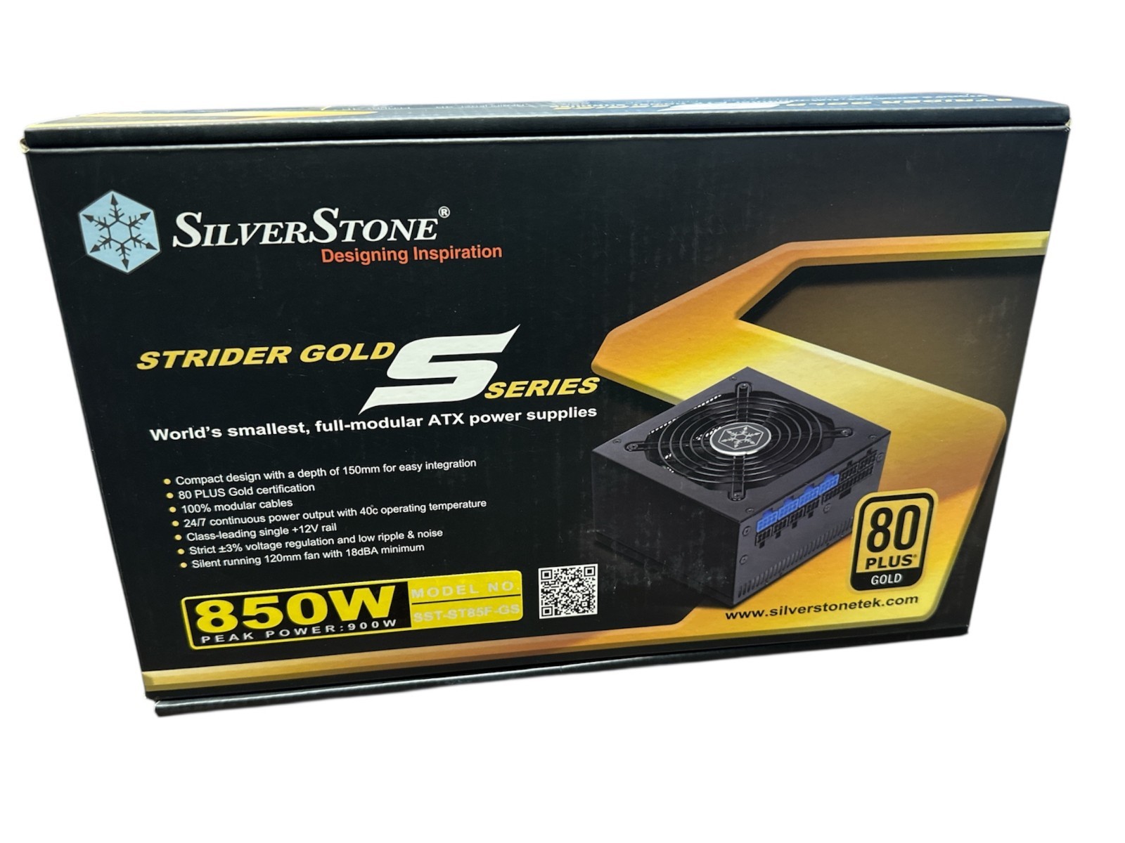 Silverstone Tek Strider Gold S Series 850W ATX12V/EPS12V 80+ Gold Full Modular