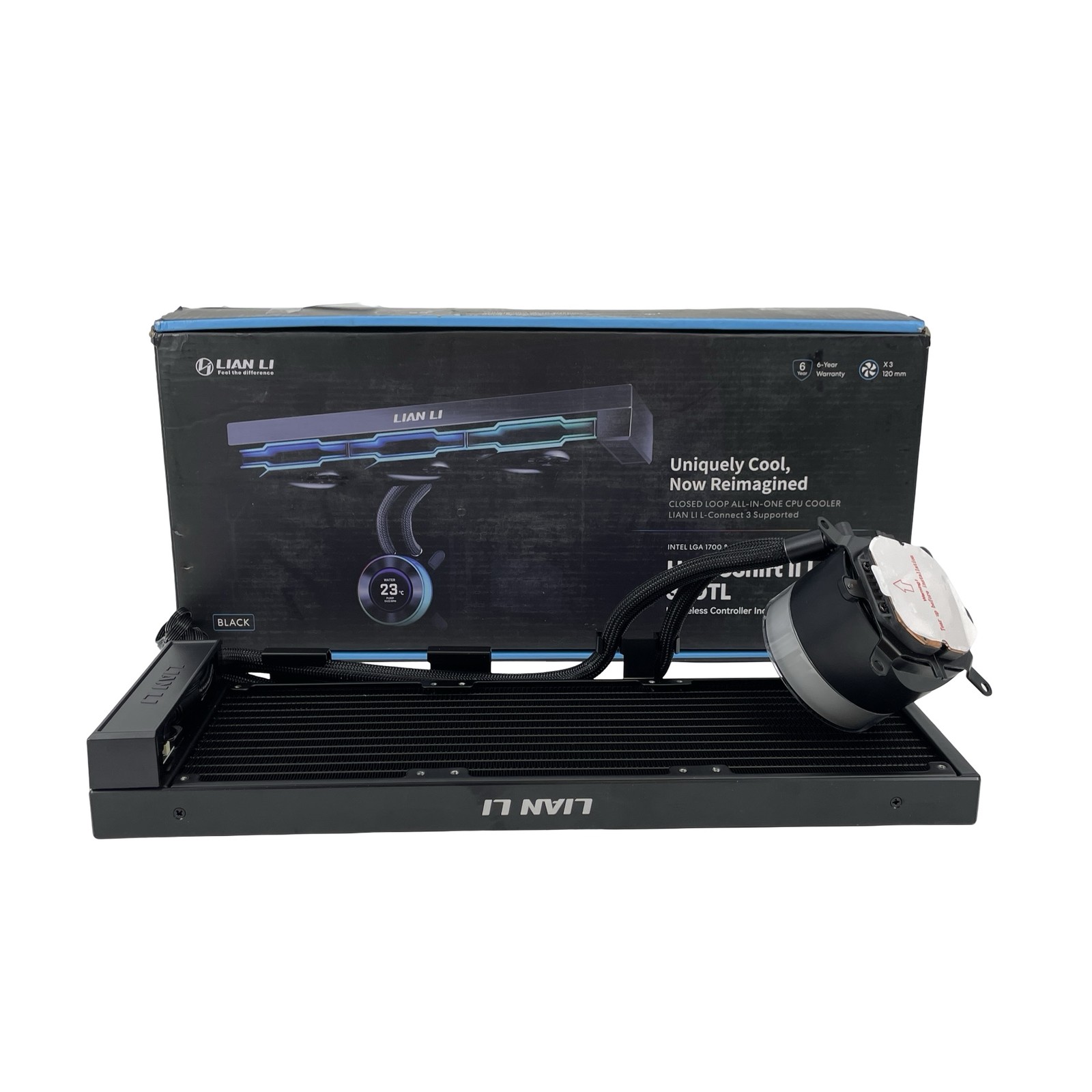 Lian Li Hydroshift II LCD-C 360TL 360mm All in One RGB Liquid CPU Cooler #MP8775