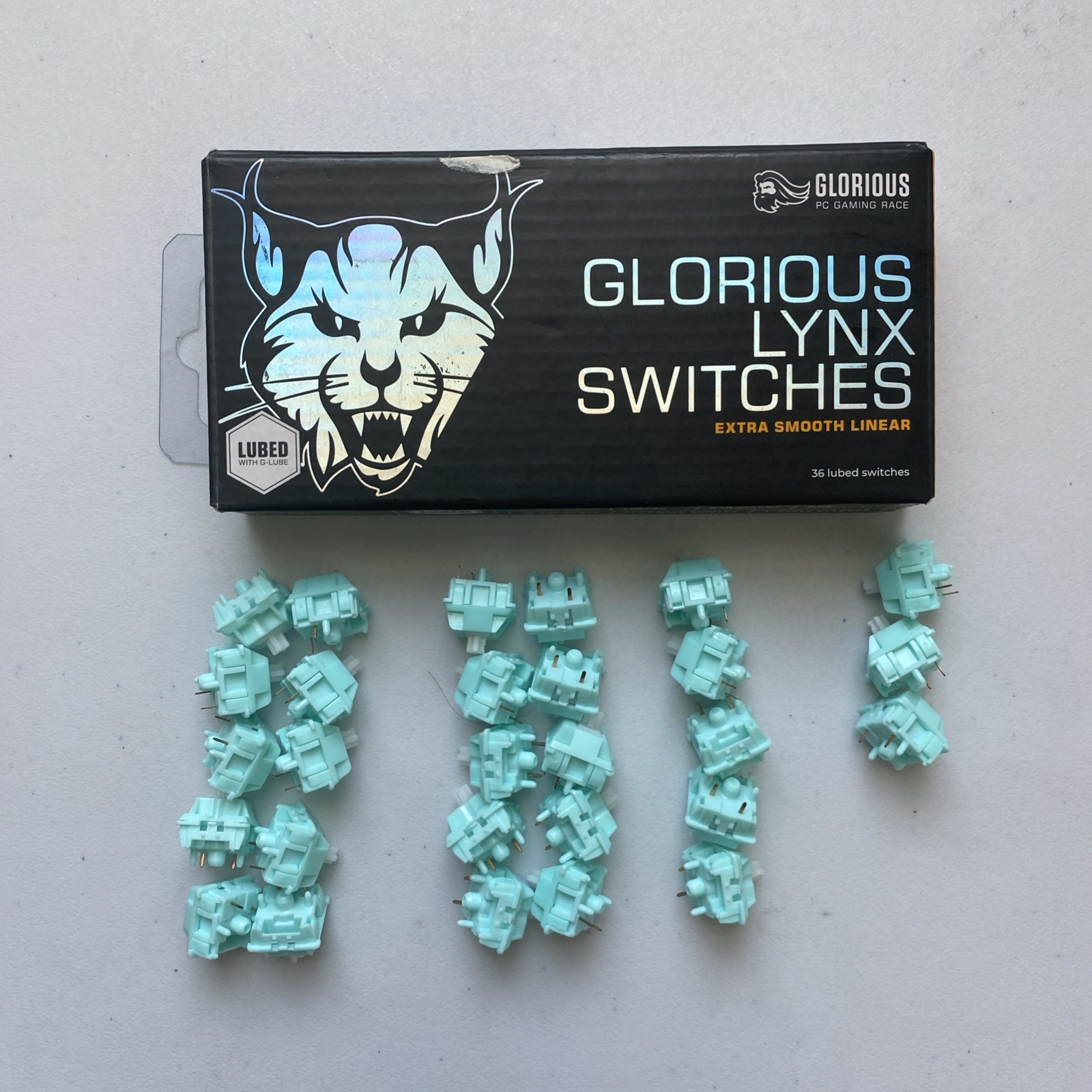 Glorious - Lynx Switches Lubed Extra Smooth Linear (28 COUNT ONLY)