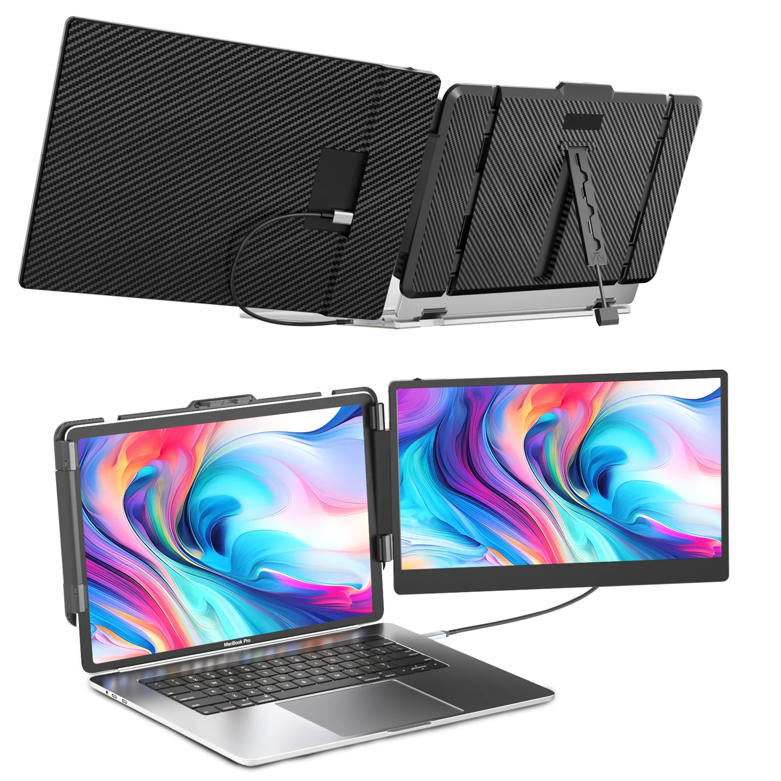 14" Laptop Screen Extender FHD Display Portable Monitor Plug & Play KEFEYA S1