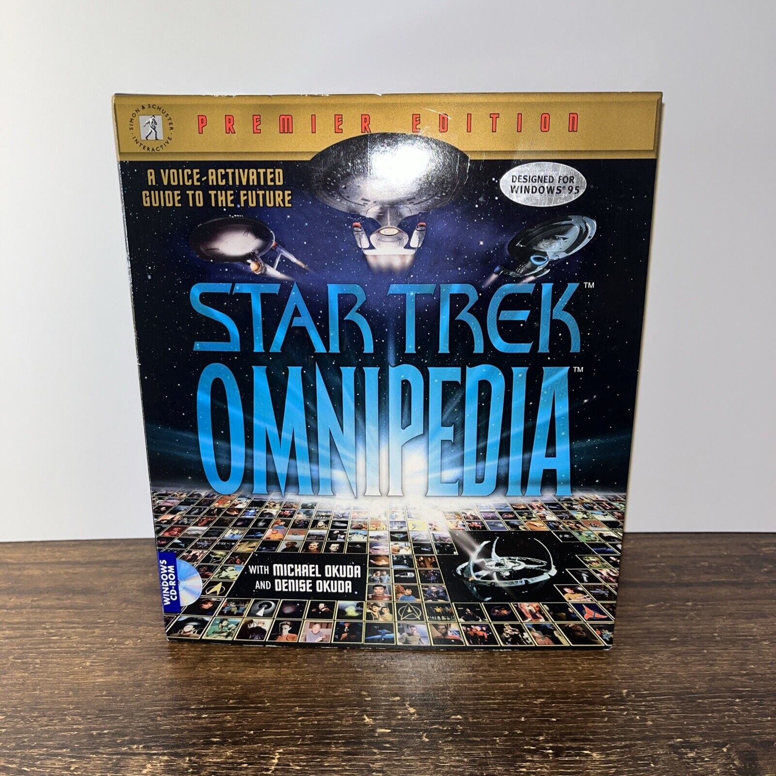 PC Big Box Game Set - STAR TREK Omnipedia - Contents Sealed