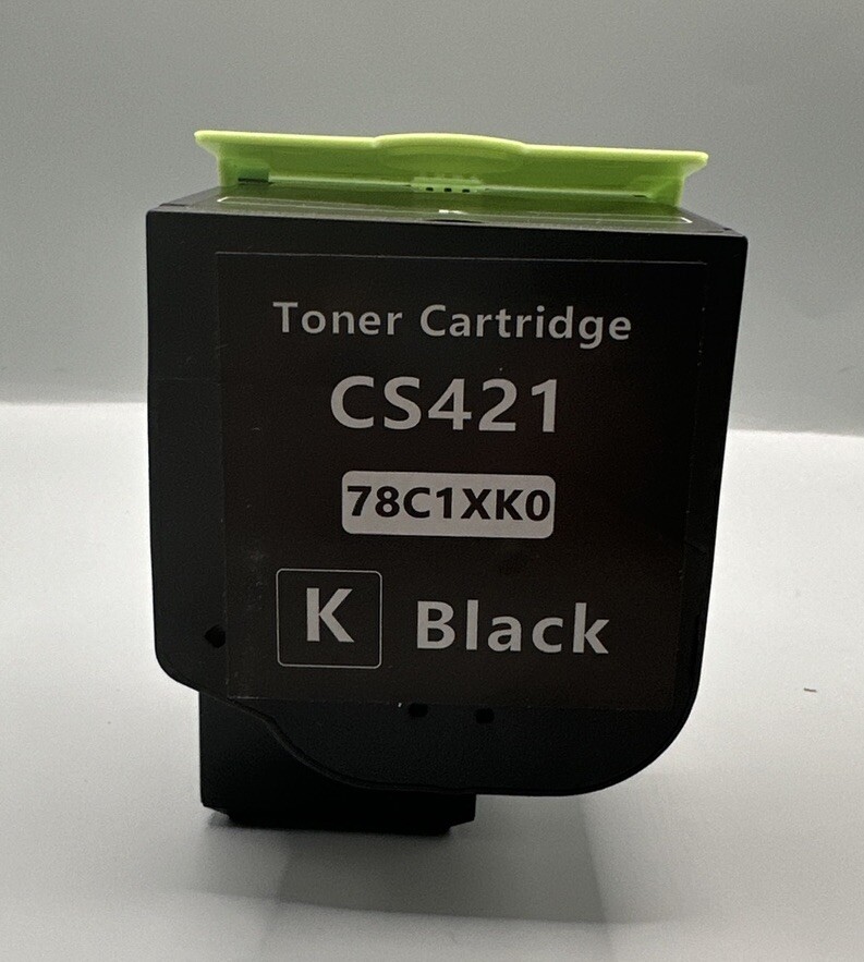 Toner Cartridge Replacement for Lexmark CS421-BK