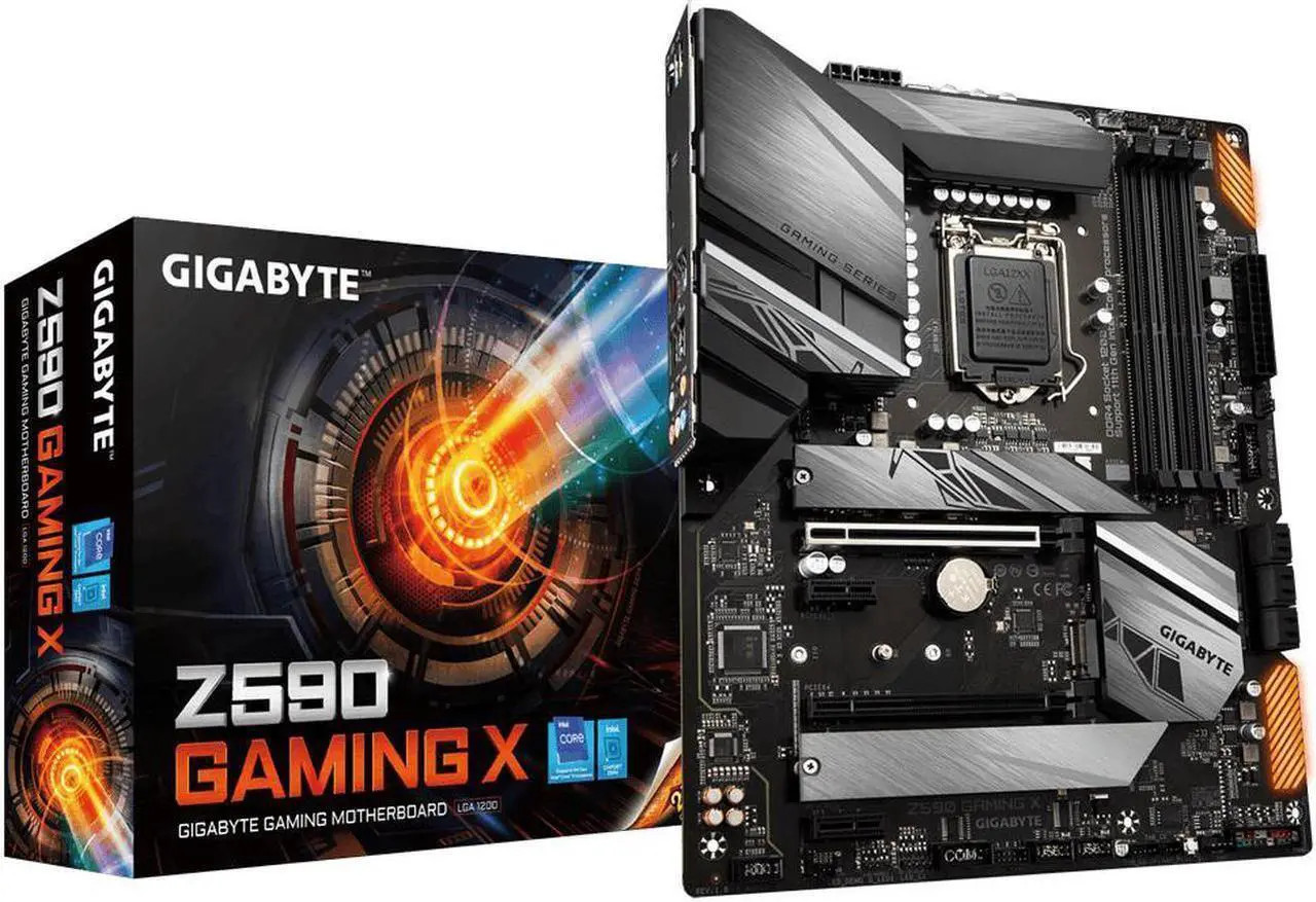 GIGABYTE Z590 GAMING X DDR4 LGA 1200 Intel Z590 ATX Motherboard