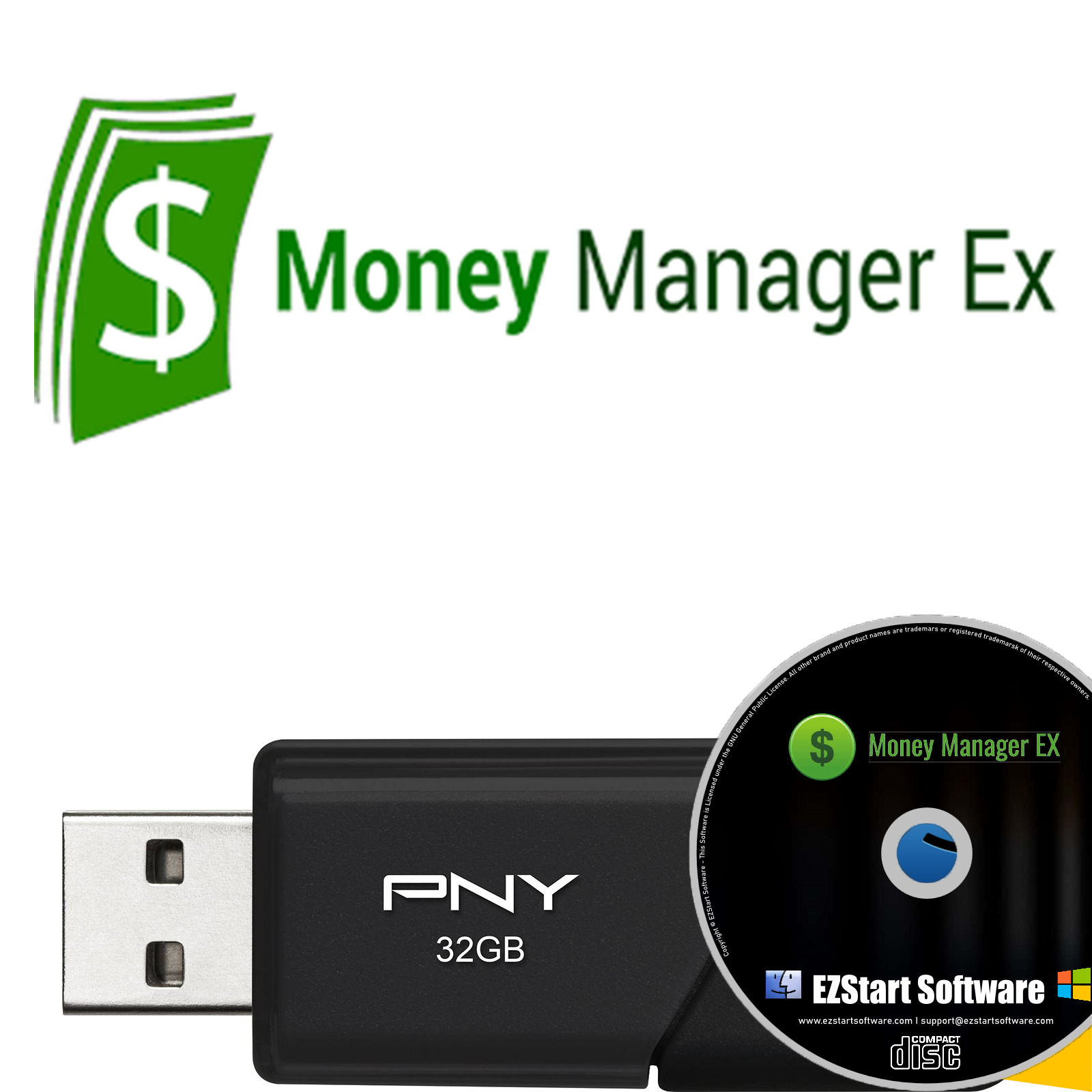 Money Manager Ex Easy to Use, Money Management Application on CD/USB
