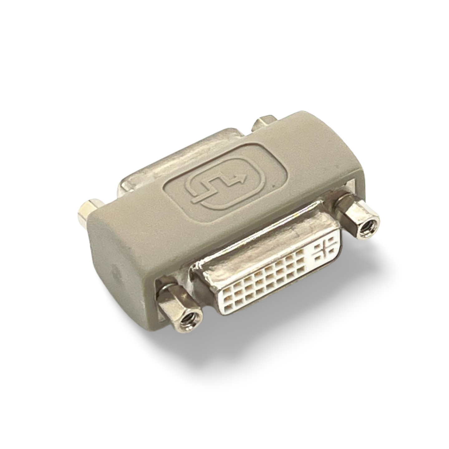 DVI Female to Female Gender Changer Adapter - Beige