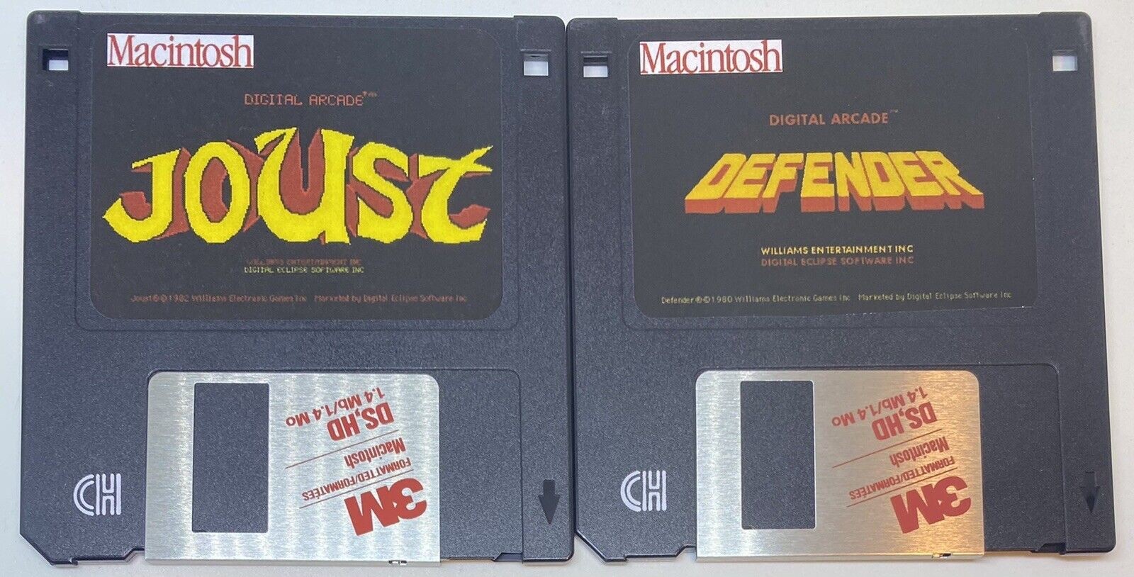 Apple Macintosh Joust & Defender Games for Classic Macs