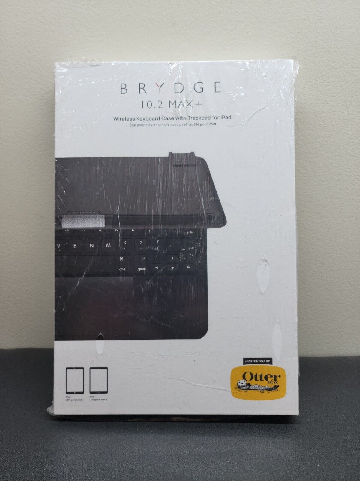 Brydge 10.2 MAX+ Wireless iPad Keyboard Case with Trackpad for iPad 7th/8th Gen