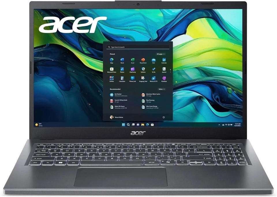 New Acer Aspire A15-41M-R8Y2 15.6'' FHD Laptop Ryzen 5 8640HS 8GB 512GB SSD W11
