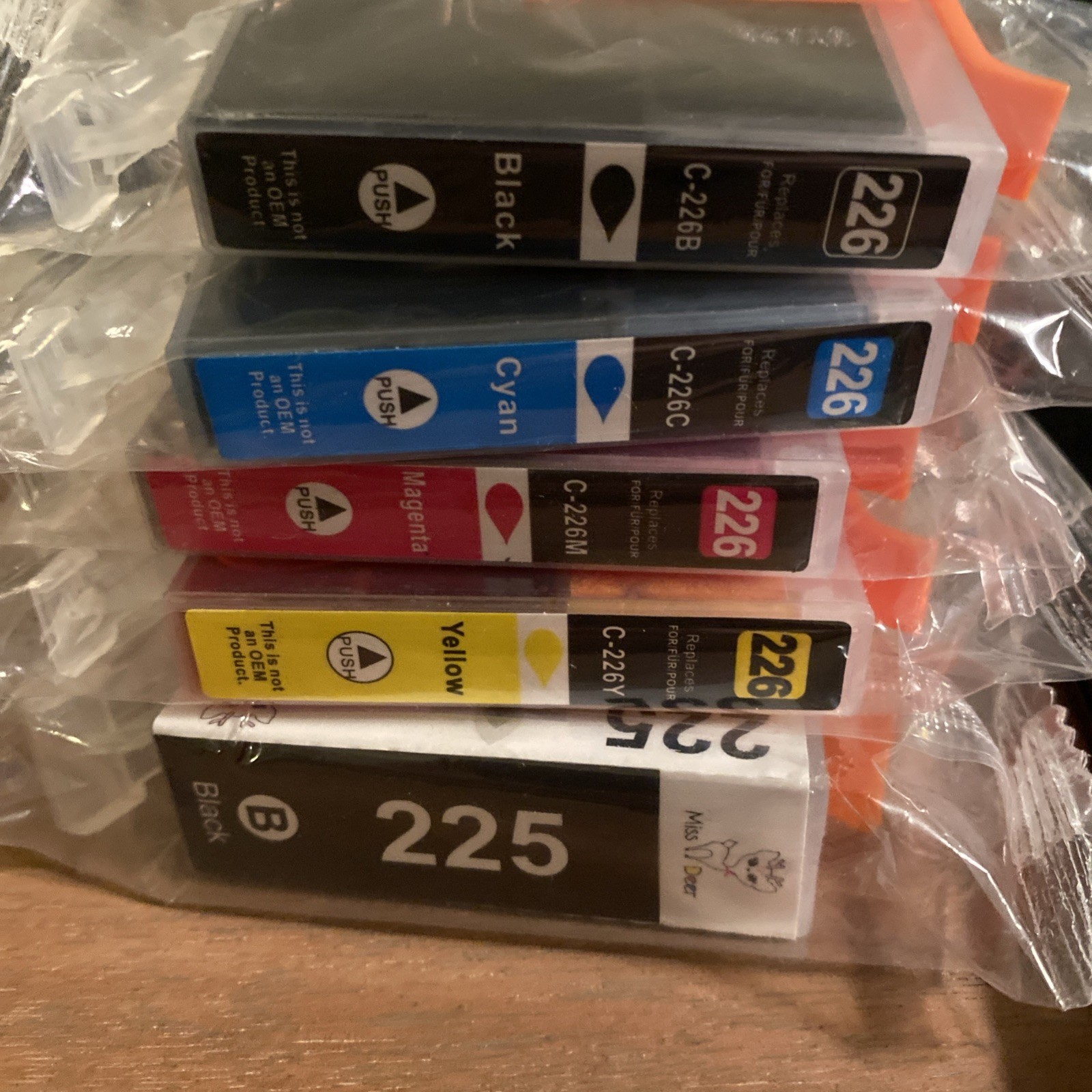 Ink Cartridges Value Pack for PGI-225 CLI-226 Canon MG6120 MG6220 MG8120 MG8220+