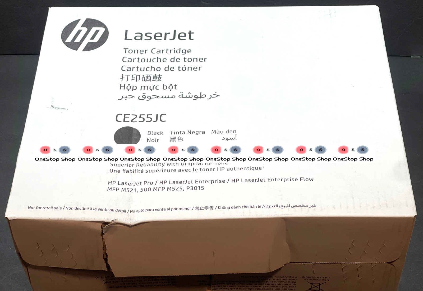 💥 New GENUINE OEM 🖨️ HP LaserJet CE255JC 🖨️ Black Toner Print Cartridge 💥