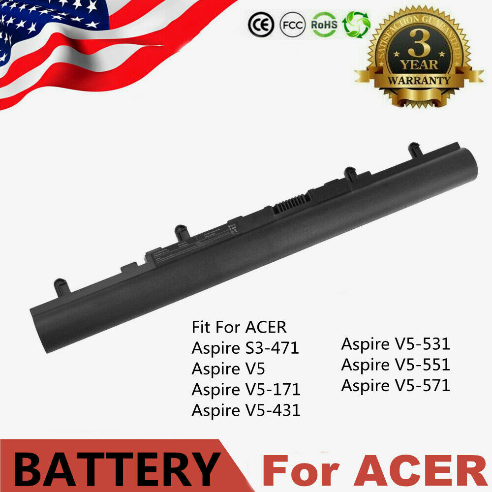 Battery AL12A32 AL12A72 For ACER Aspire V5 V5-431 V5-471 V5-531 V5-551 V5-571