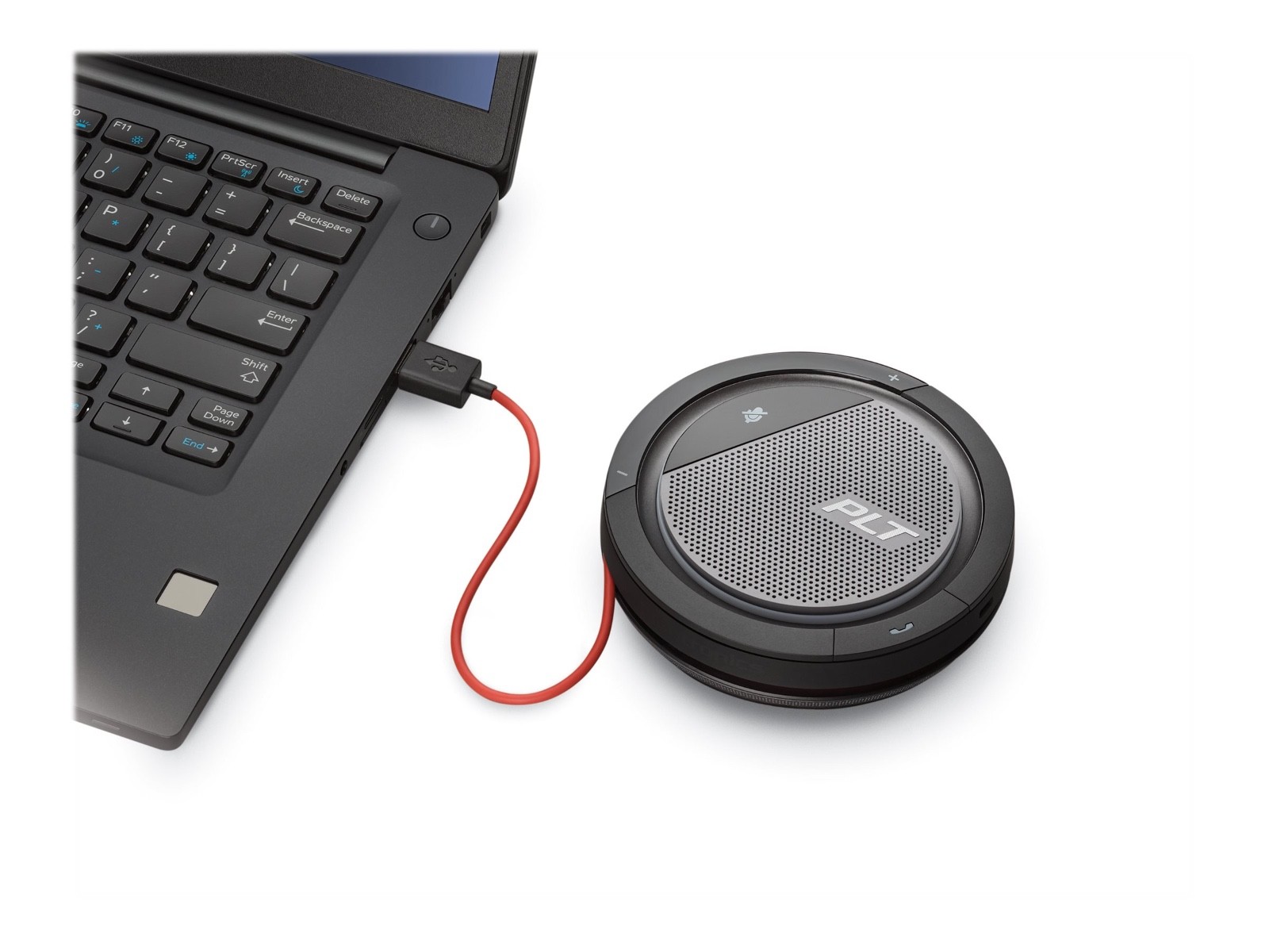 Plantronics Calisto 3200 USB Speakerphone 202816-01 w/ Case - Teams, Zoom, Meet