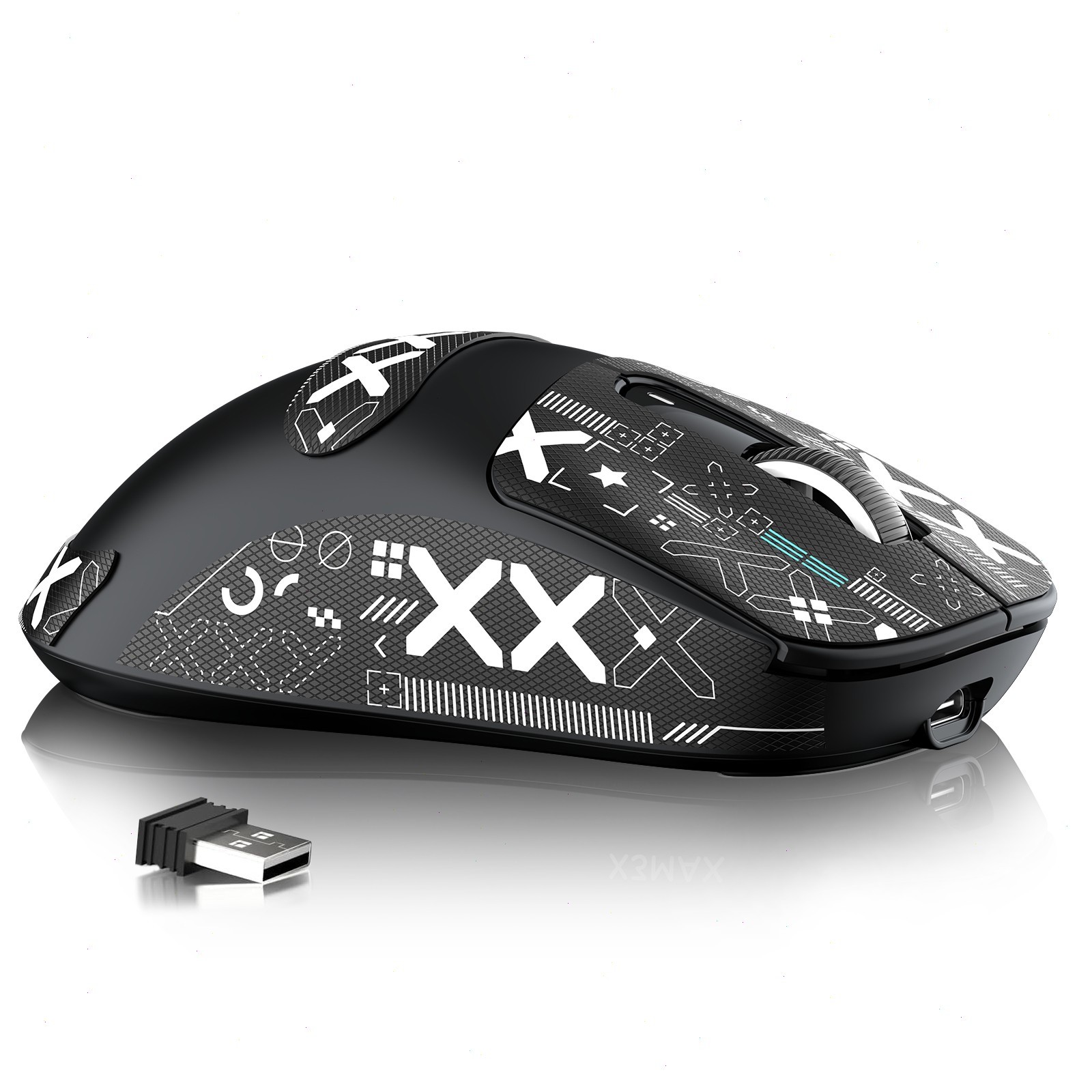 Attack Shark X3MAX Wireless Gaming Mouse PAW3950 42000 DPI,49g Ultralight OPENED
