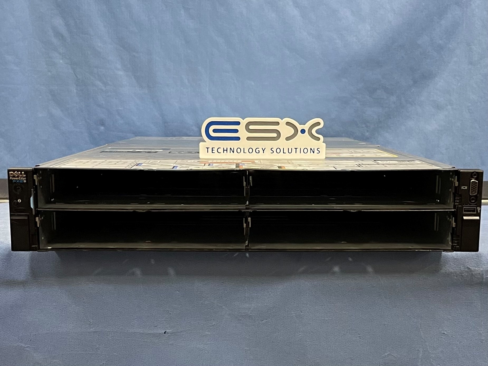 Dell PowerEdge FX2S 4 Slot Blade Chassis - CMC, 2x 2000W PSU