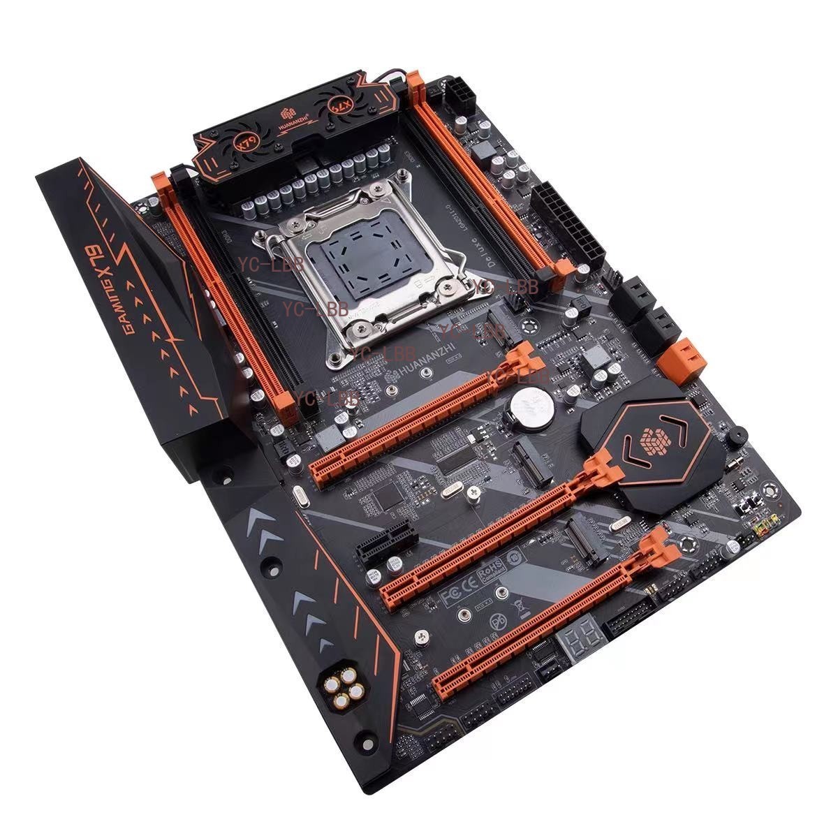 INTEL C602 X79 GREEN 2.49 X79 Motherboard LGA2011 V1V2 ATX SSD Support RECC RAM