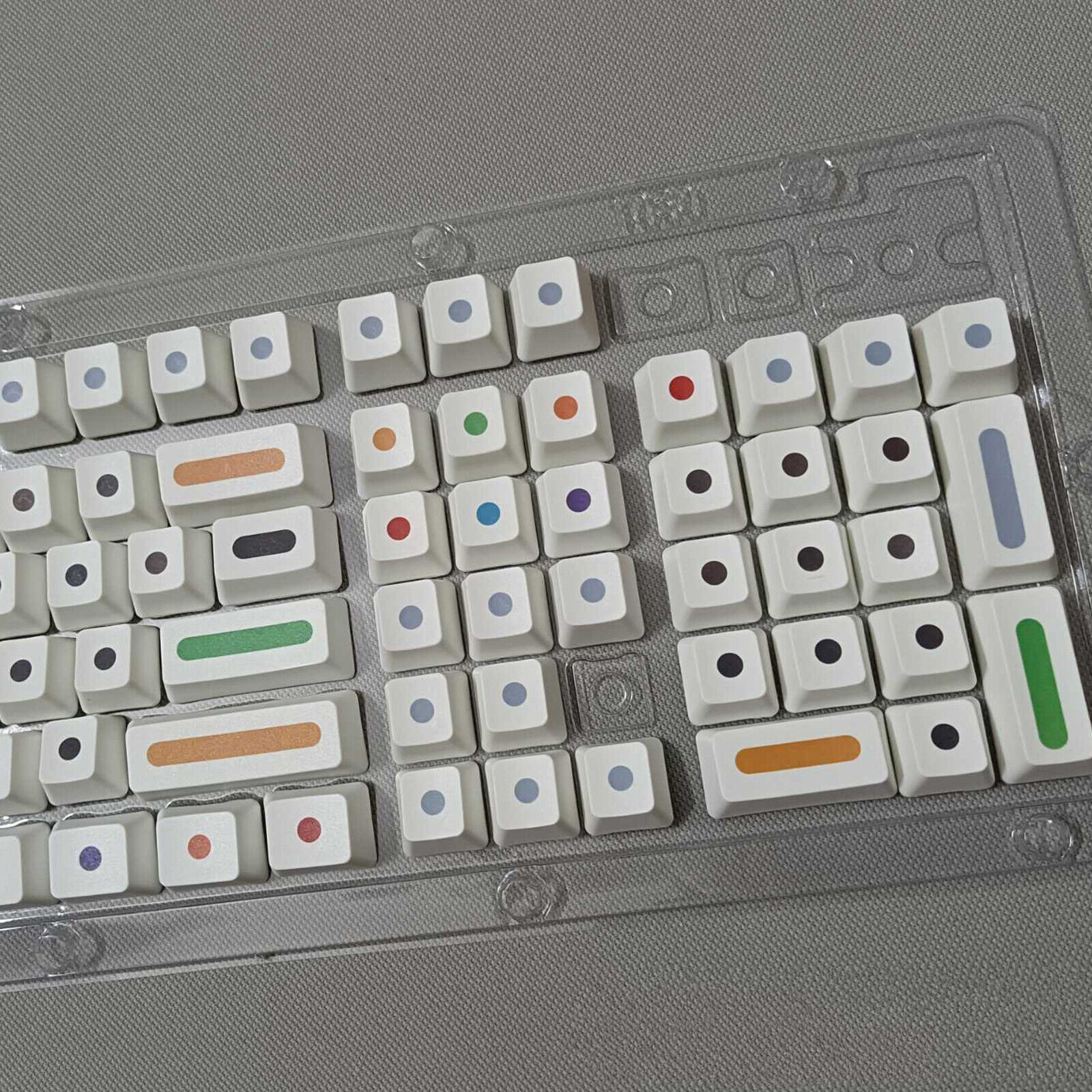 PBT Buttons OEM Height 108 Keys Sublimation Dot Mechanical Keyboard Spare Parts