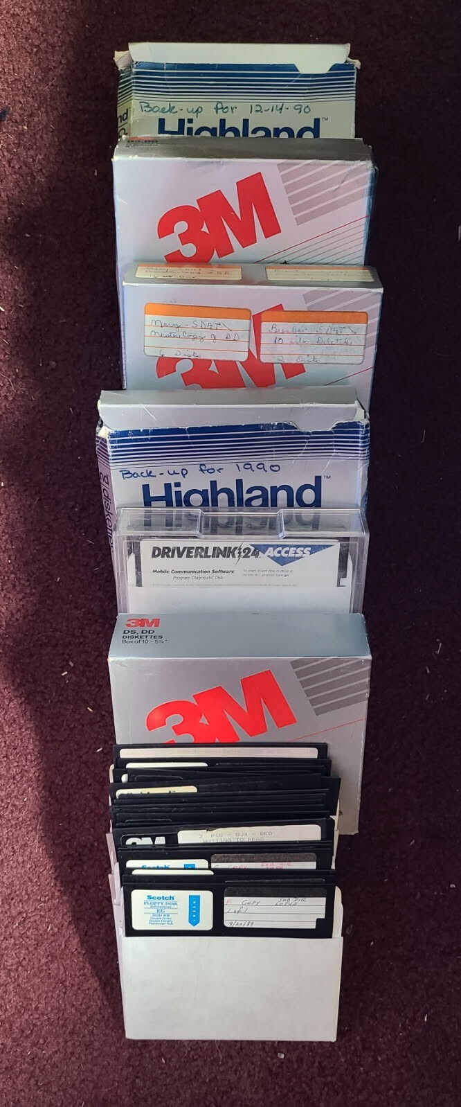 85 vintage 5.25"Floppy Diskettes - very good used condition