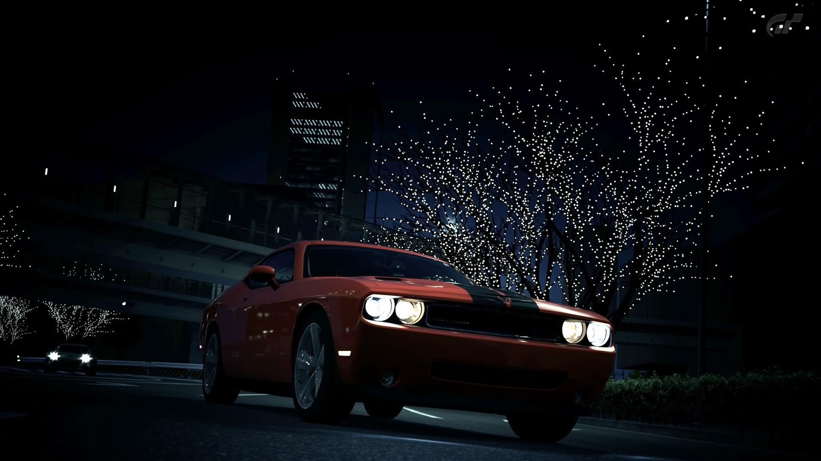 Cars video games dodge challenger srt gran turismo 5 Desk Mat Stitched