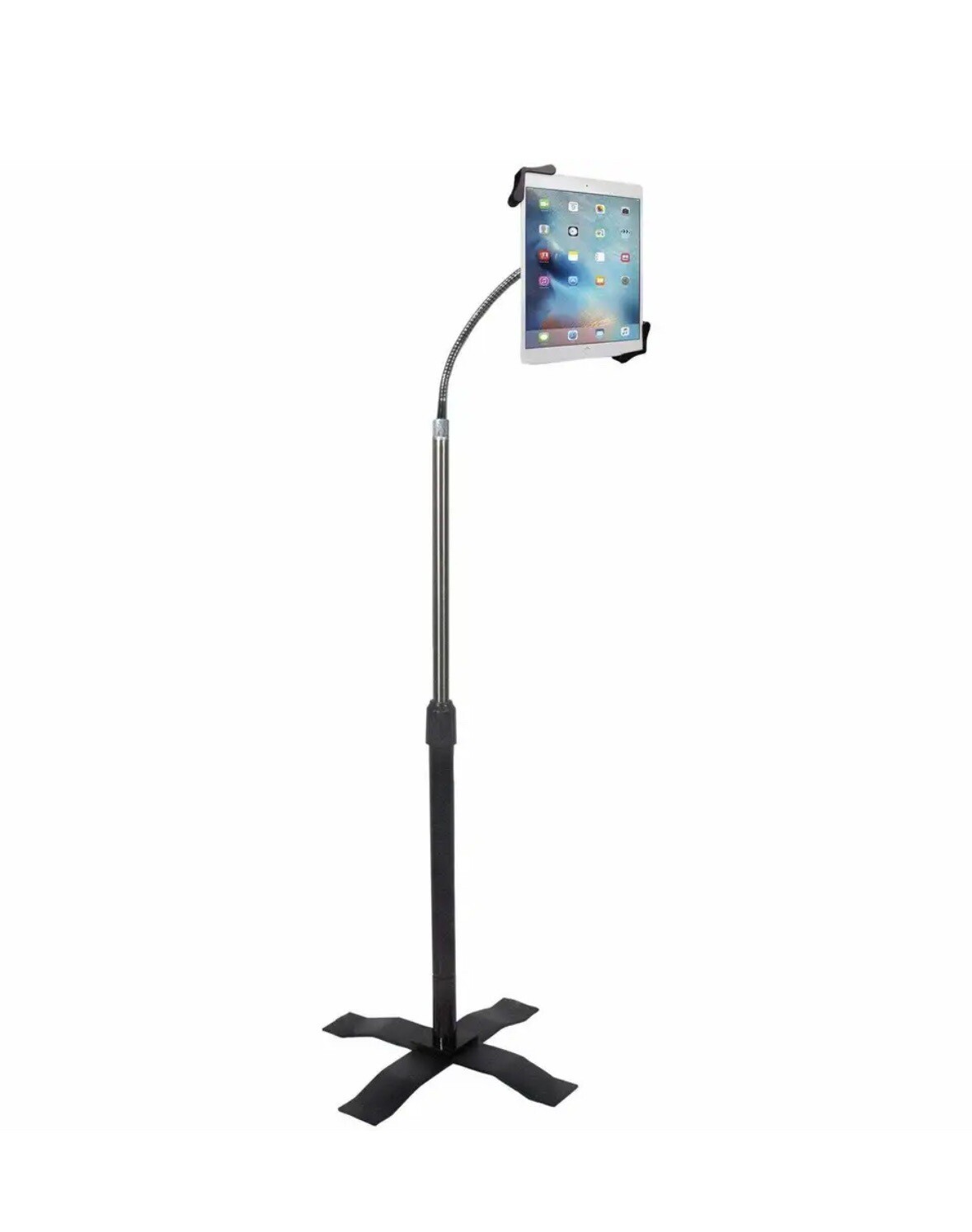 Cta Digital PAD-AFS Height-Adjustable Gooseneck Floor Stand for 7"–13" Tablets