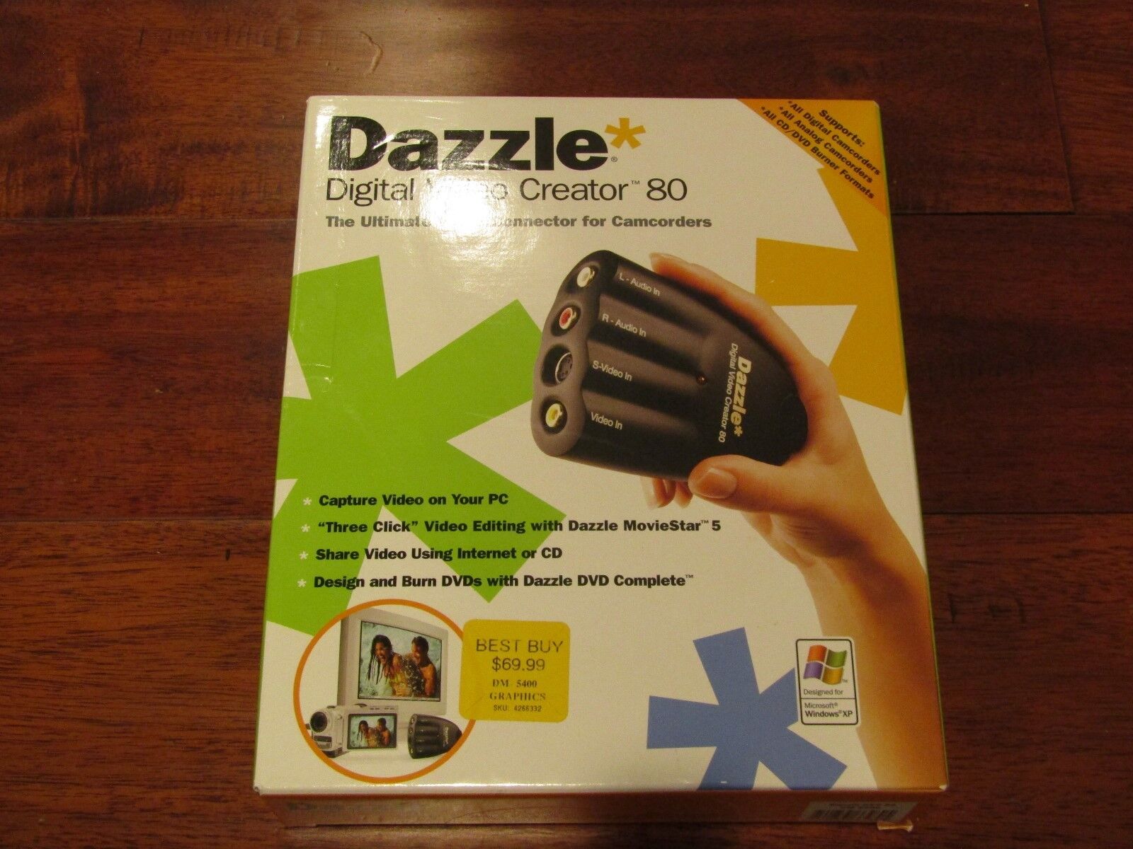 Dazzle Digital Video Creator 80 (DVC-80) New Factory Sealed 