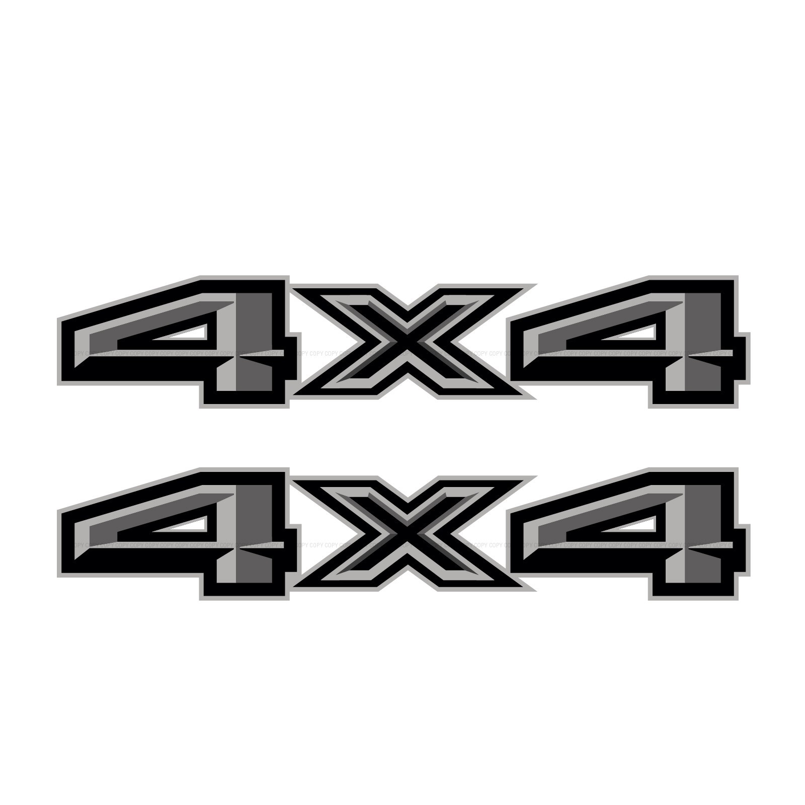4x4 Off Road Decals F250 Super Duty bed bedside truck F150