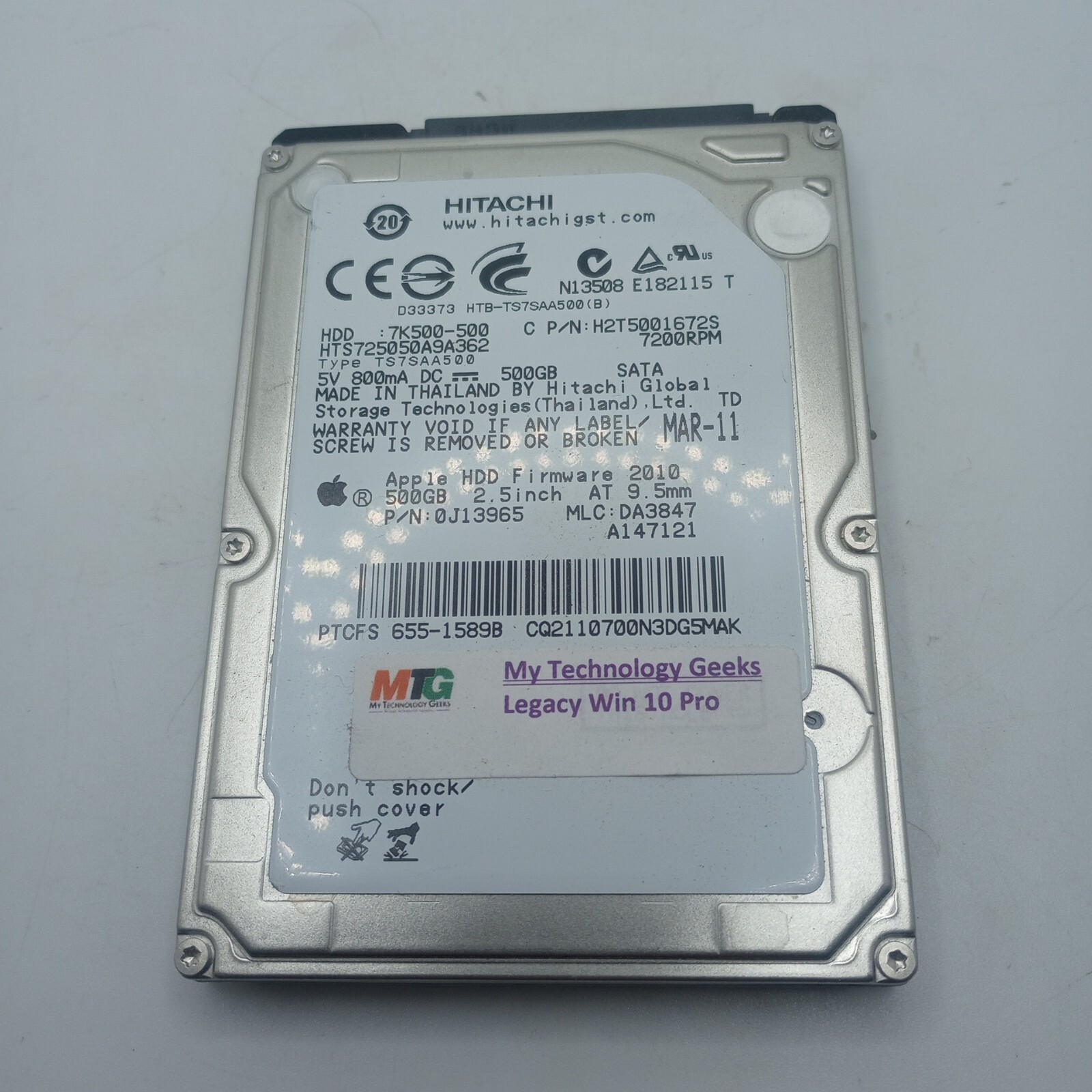 Hard Disk HD HGST HITACHI 500GB interno 2,5" 7K500-500