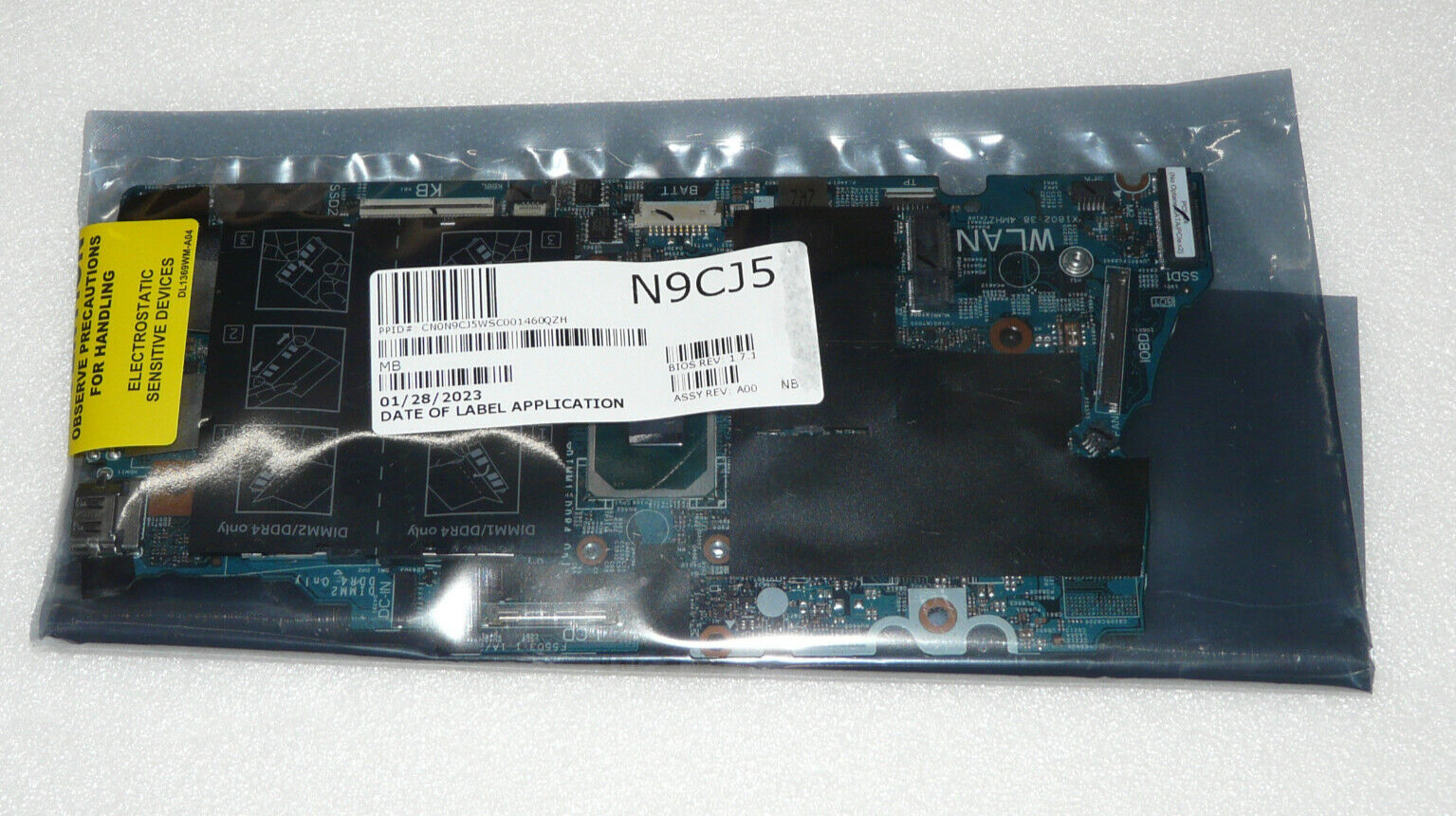 NEW GENUINE DELL VOSTRO 5402 5502 MOTHERBOARD INTEL i5 1135G7 4.2GHZ N9CJ5