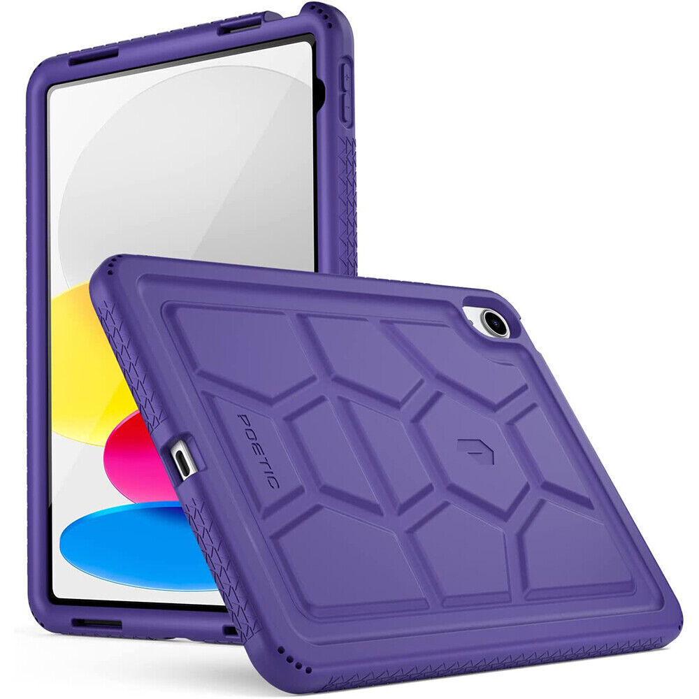 Poetic Turtle Skin for New iPad 11th 2025 / iPad 10.9 2022 Silicone Case Purple