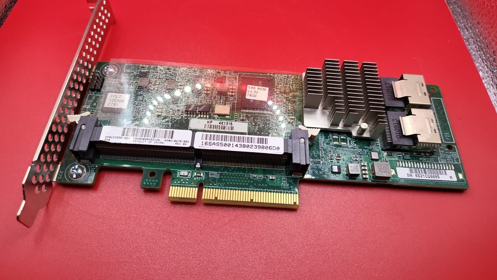 631671-B21 HP Smart Array P421 2Port PCIe 6GB SAS Controller Card 633538-001