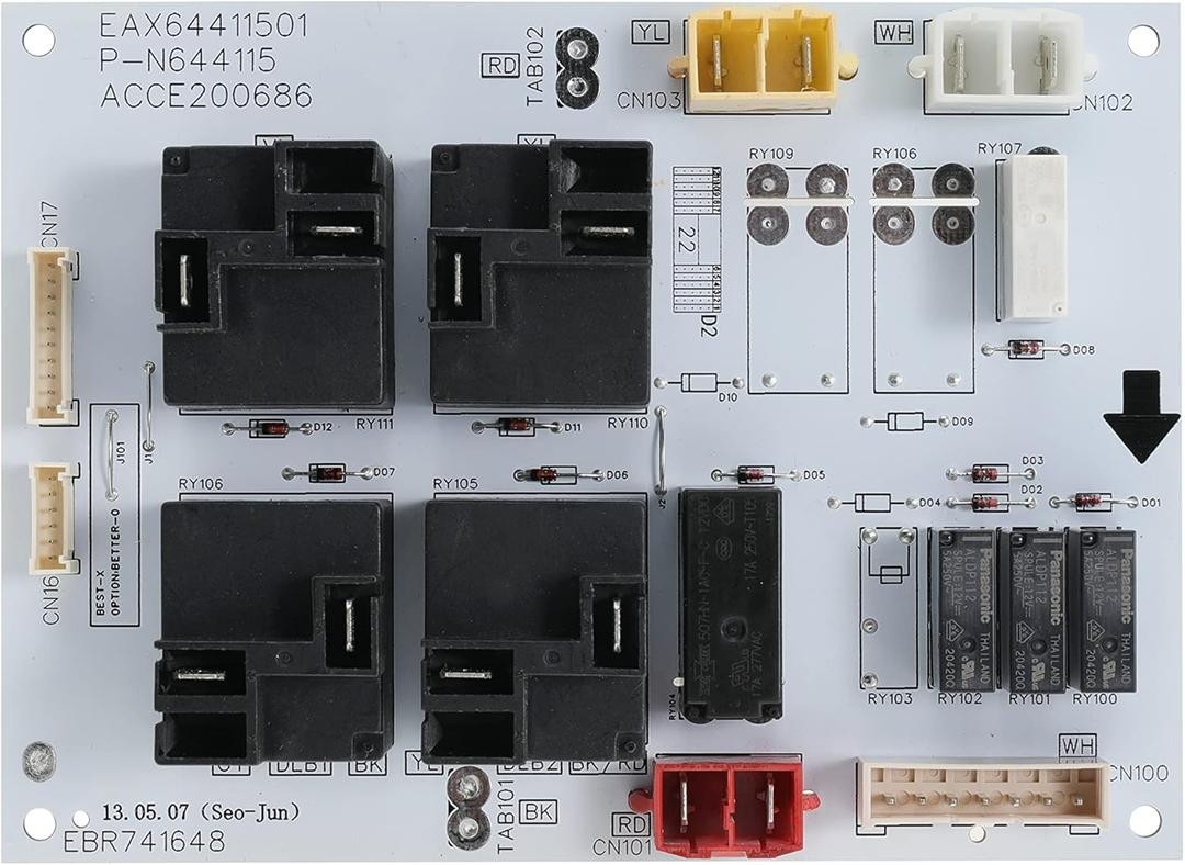 Range Oven Relay Control Board EBR74164805 Replacement for LG Range Stove Ove...