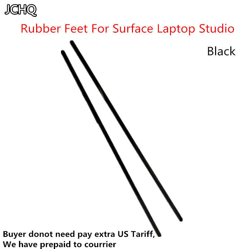 2pcs New  For Microsoft Surface Laptop Studio 1964 Rubber Feet Black Sticker14.4