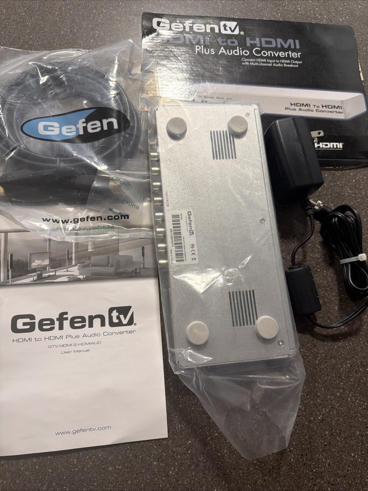 Gefen GTV-HDMI-2-HDMIAUD HDMI To Hdmi + Audio Converter