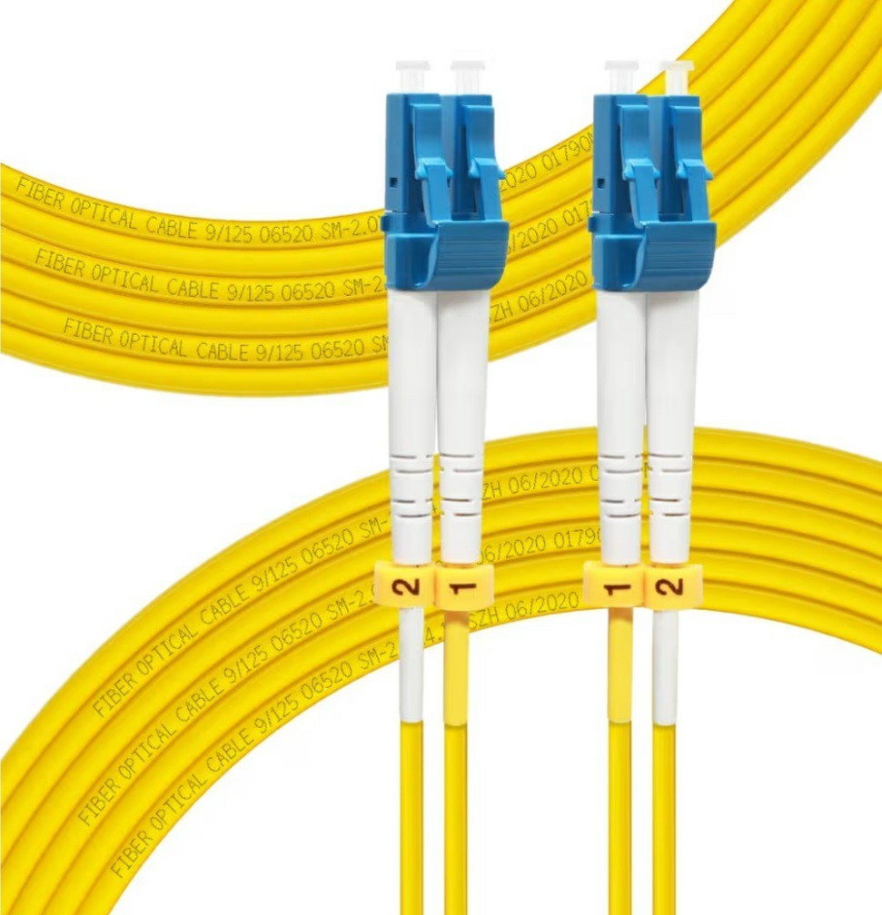 OS2 LC to LC Fiber Patch Cable 10M/33ft Single Mode Duplex 9/125um 