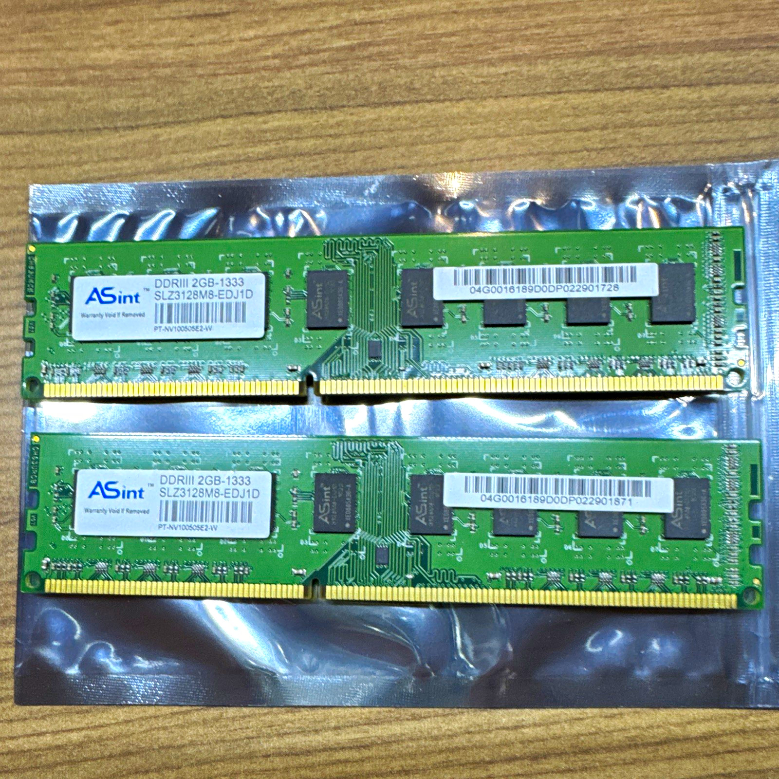 ASint 4GB (2x2GB) DDR3 SDRAM DIMM 240-Pin DDR3-1333 PC3-10600U
