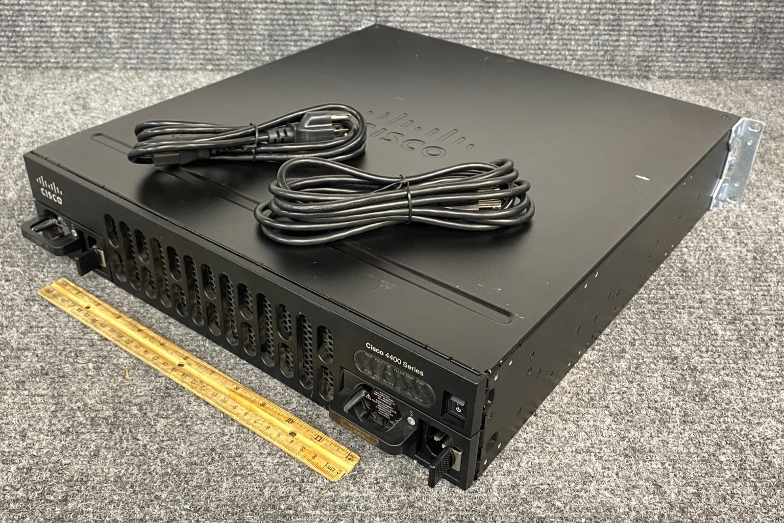 Cisco 4400 Series ISR4451-X 2U Integrated Service Router w/ 2x PSU & Cords