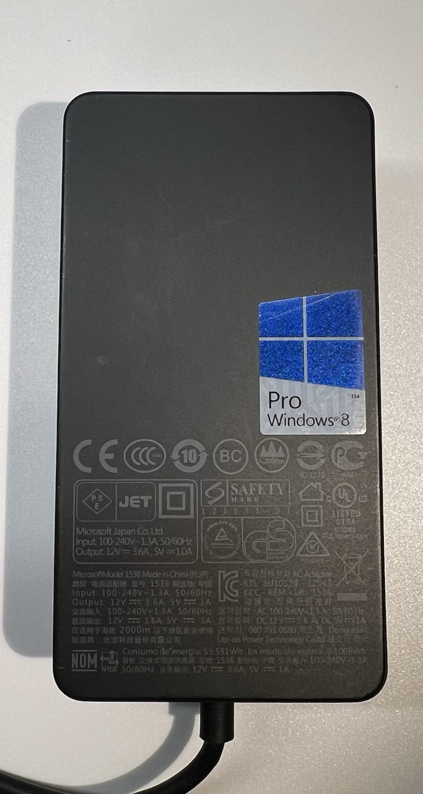 Microsoft Surface Adapter Model 1536 48W  