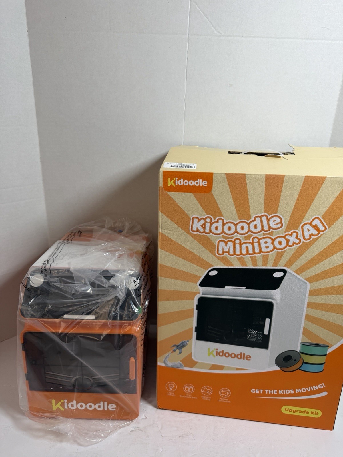 Kidoodle MiniBox A1 3D Printer, USB, 100x100x90mm, 0.4mm Nozzle, Model A1