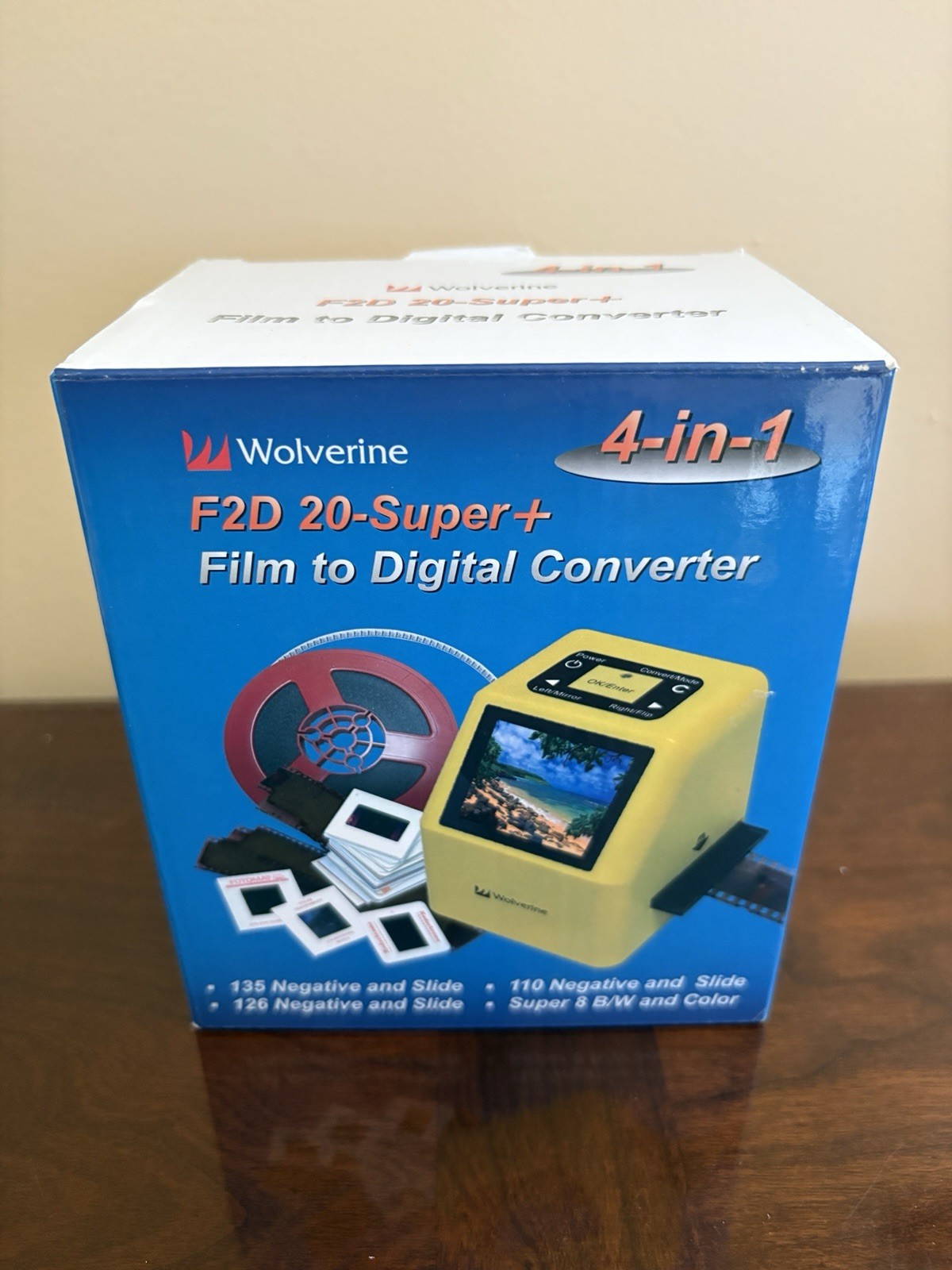 Wolverine F2D 20-Super 4-in-1 Film to Digital Converter
