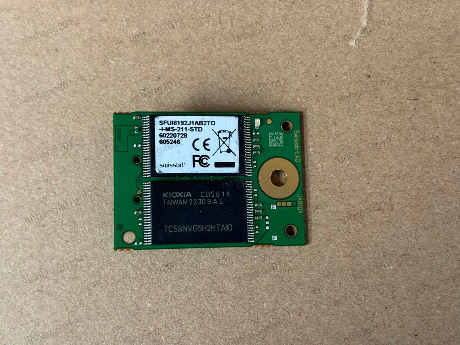 Swissbit SFUI8192J1AB2TO  8GB Industrial eUSB Flash Module SLC USB2.0