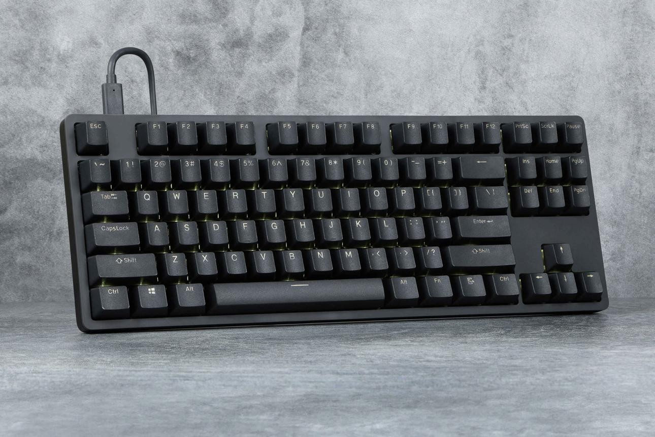 DROP ENTR Wired Mechanical Keyboard R3 87 keys Black-  Gateron Yellow KS3 switch
