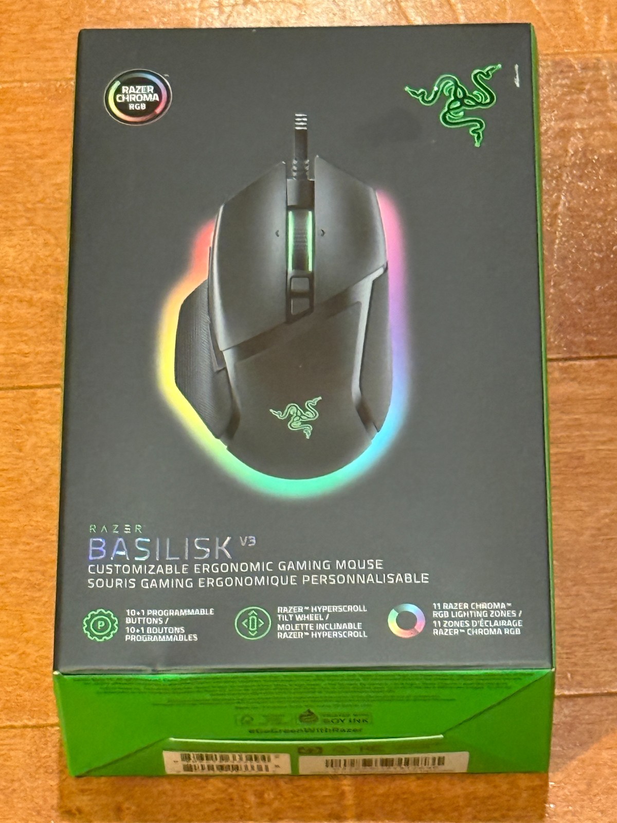 Razer Basilisk V3 Wired Mouse NEW SEALED
