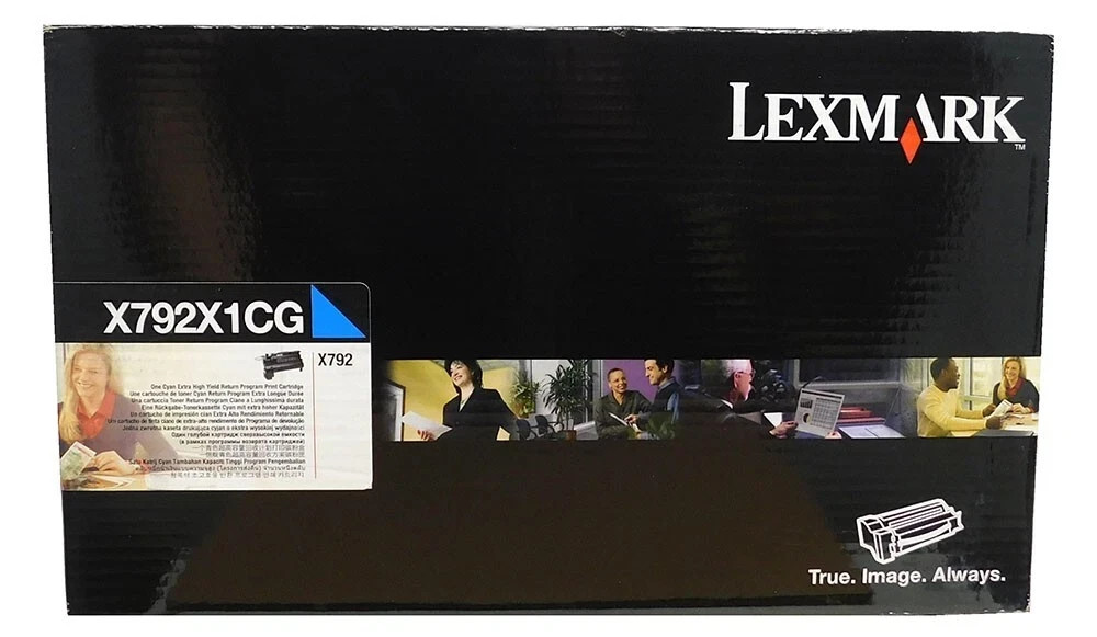 Original Lexmark Cyan Toner Cartridge New in Box C792X1CG
