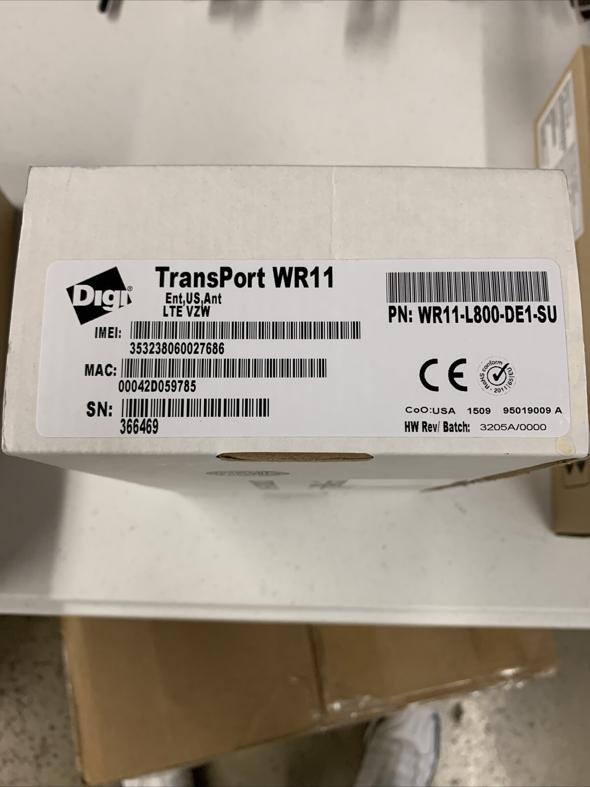 DIGI TRANSPORT WR11 LTE WR11-L800-DE1-SU