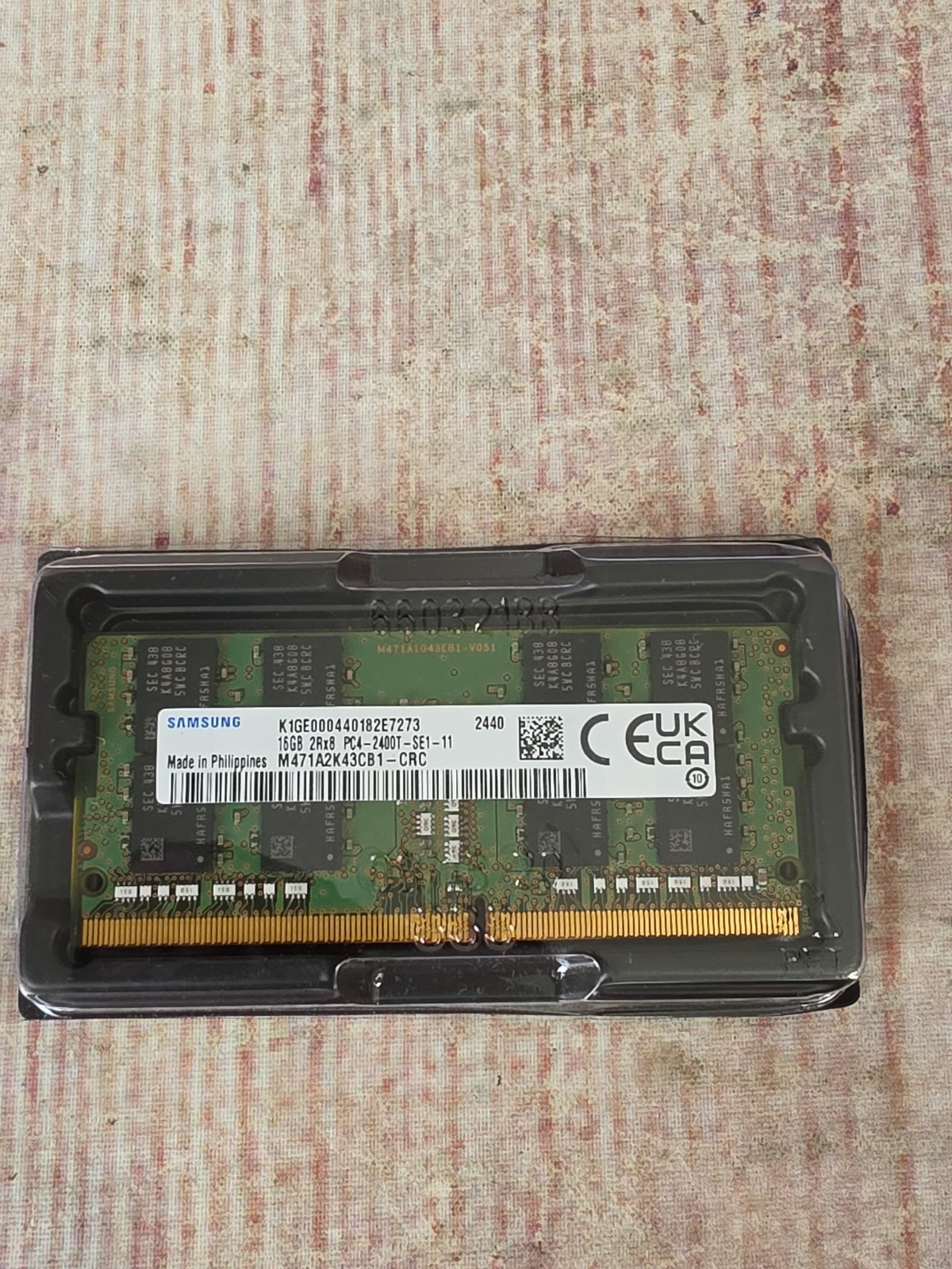 Samsung 16GB 2Rx8 DDR4 PC4 2400T SODIMM M471A2K43CB1-CRC NEW